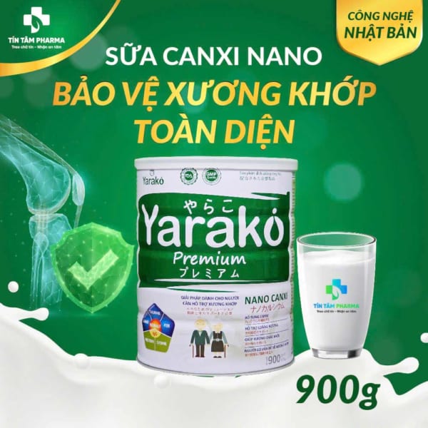 Sữa Canxi Yarako Premium Nano Canxi 900gr